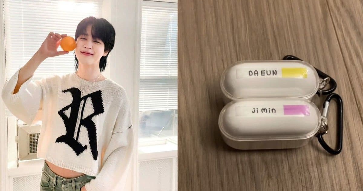 韓網爆出Jimin與宋多恩疑似情侶耳機殼!網猜:難道HYBE現在需要轉移視線?