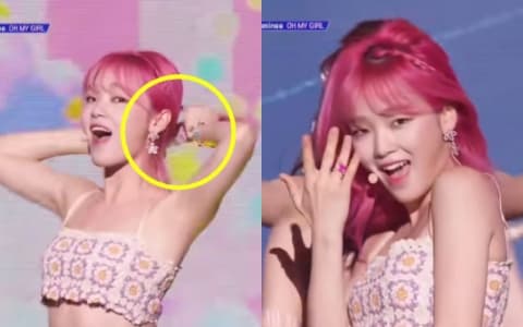 Oh My Girl 勝熙表演中突紮馬尾?全都為了 「這舉動」 網嘆:臺風超穩!
