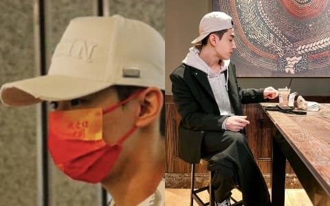 Henry戴「愛中國」口罩是為了新政策?網譏:「果然為了人民幣!」