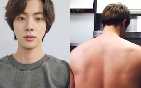 BTS Jin 公開體重近況「太平洋肩膀」網看傻!成員吐槽:他為了 XX 都不吃飯