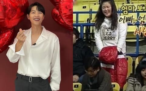 宋仲基學霸妹妹12年前出演綜藝畫面曝光!展現兩人一直以來的溫暖兄妹情ღ
