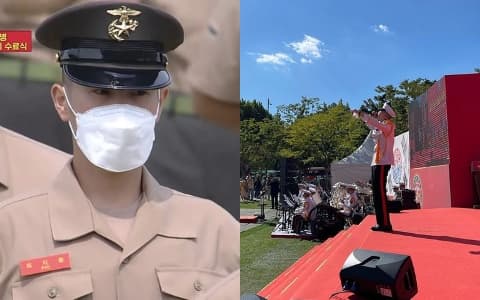 「海軍陸戰兵」P.O更加帥氣的近況公開!穿著軍服熱唱Block B歌曲♫