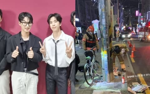 韓國樂團歌手成功阻止了火災意外發生!居然隨身攜帶「滅火工具」!
