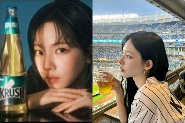 Karina拍啤酒廣告竟意外引爭議!韓網友傻眼:又不是未成年!