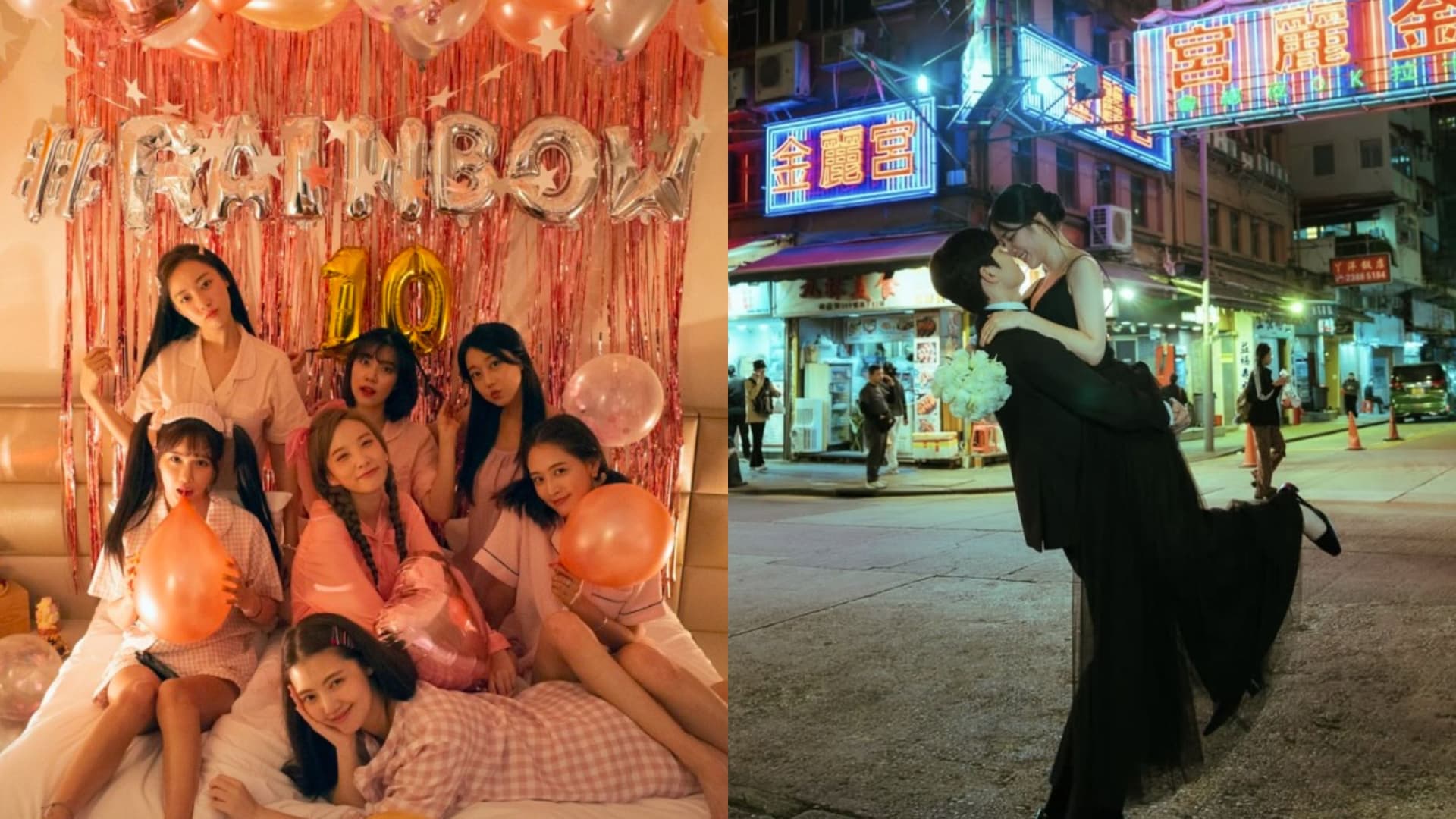 恭喜Rainbow第五位人妻!成員盧乙親曝婚訊!香港婚紗照揪長腿帥尪掀衣跳A