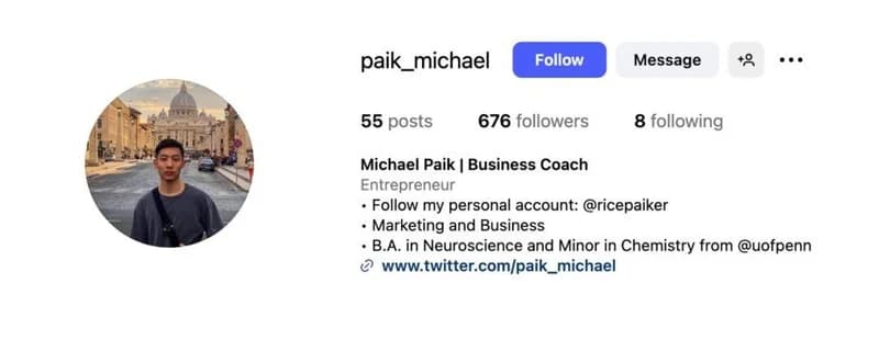 圖片來源:IG@paik_michael