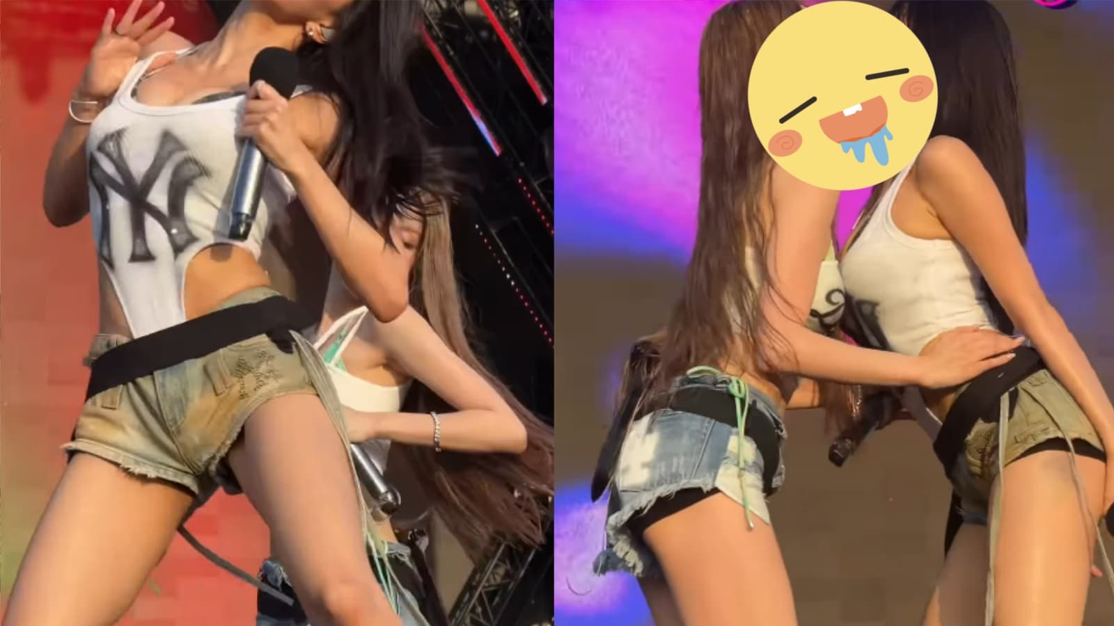 不只濕身還親了!性感女團Waterbomb台上「嘴對嘴」畫面瘋傳 遭酸:想洗白?
