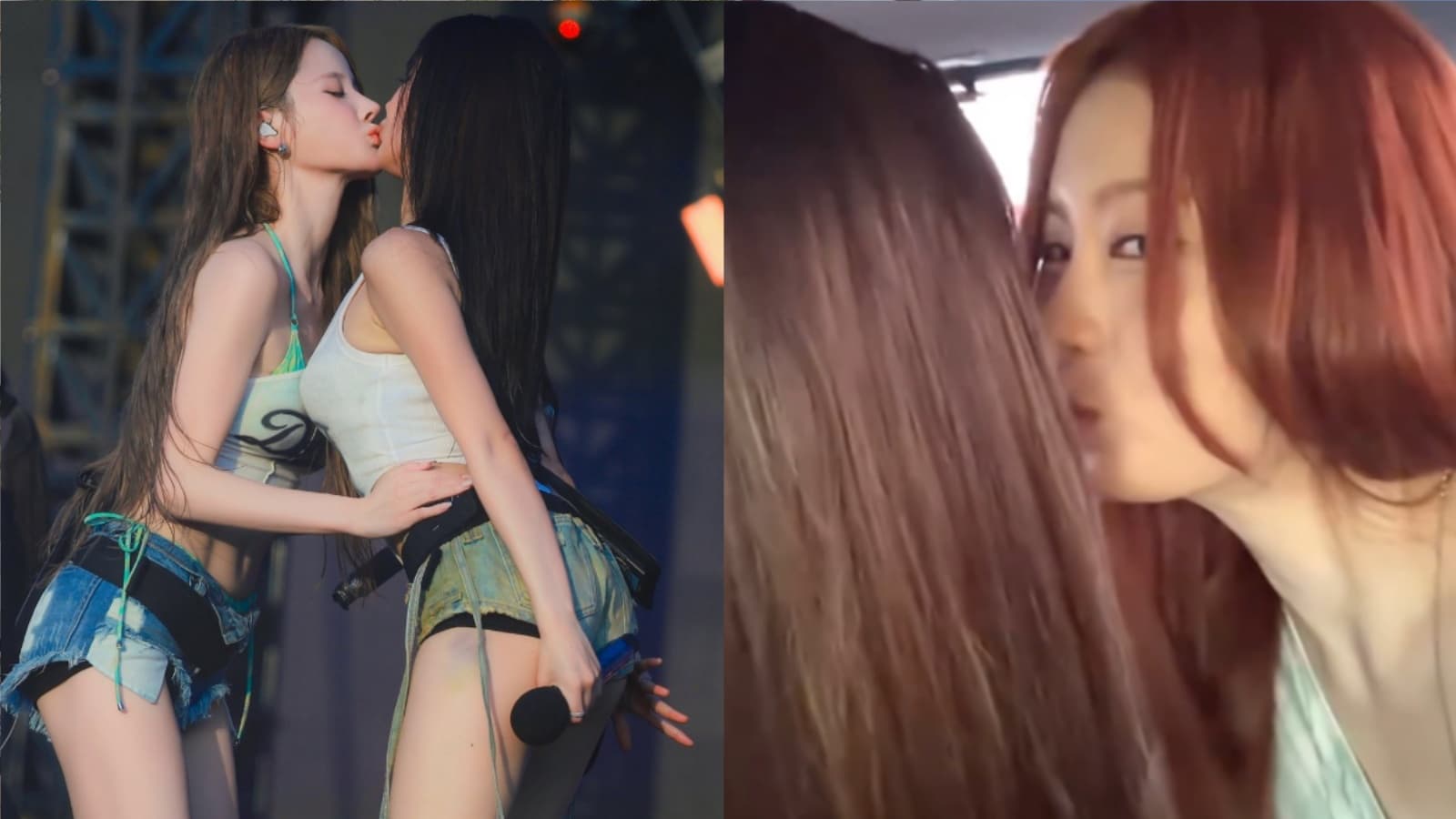 KISS OF LIFE才因「嘴對嘴」挨轟!19歲女偶像再吻15歲隊友 網怒:太噁心