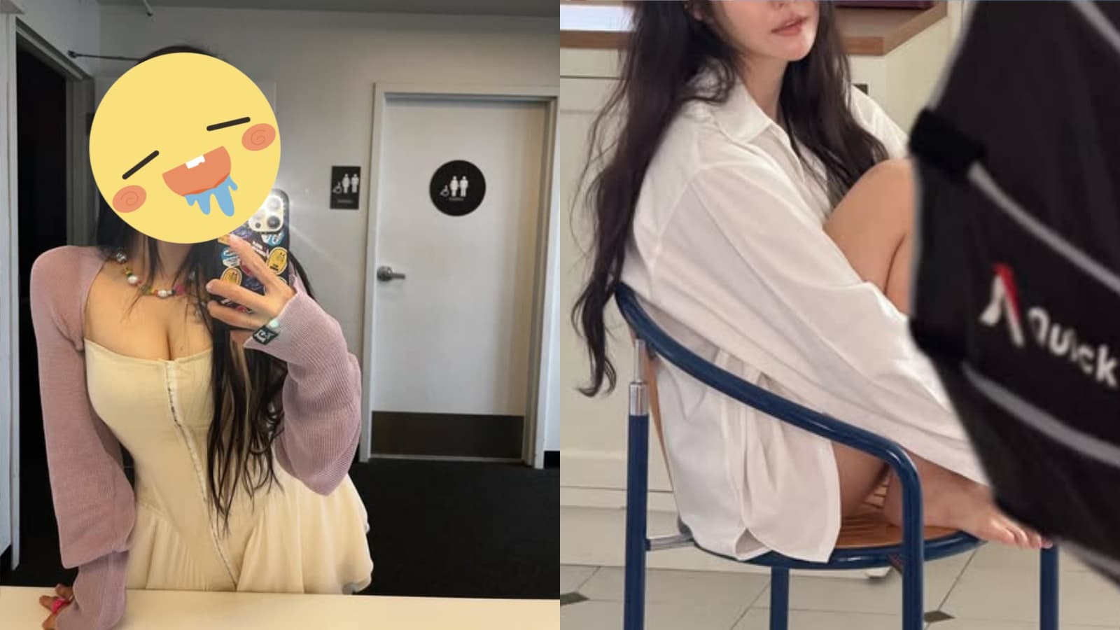 前性感女偶像辣曬美腿!僅穿白襯衫「遮不住」 釣出女星喊:快穿褲子