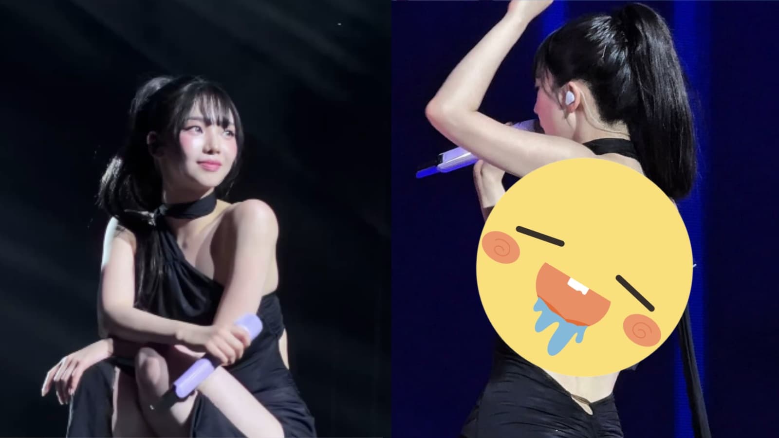 Karina Solo直拍瘋傳!緊身高衩黑裙辣翻 「背部肌肉線條」驚艷全網