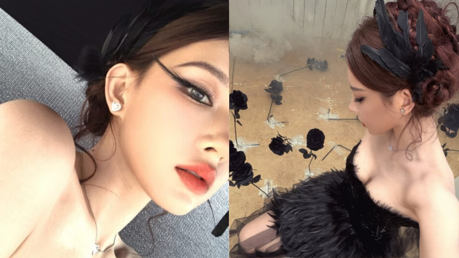 前宇宙少女程瀟化身「黑天鵝」辣翻!平口造型露出傲人曲線 網驚:根本真人芭比